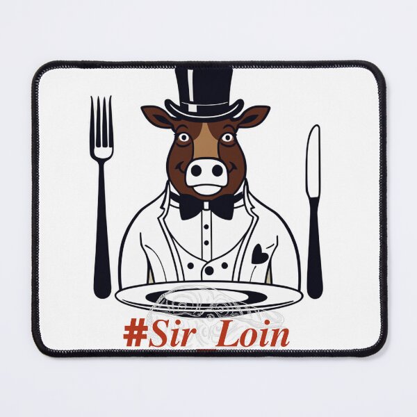 Item preview, Sir Loin Elegance T-Shirt designed and sold by OminaArt.
