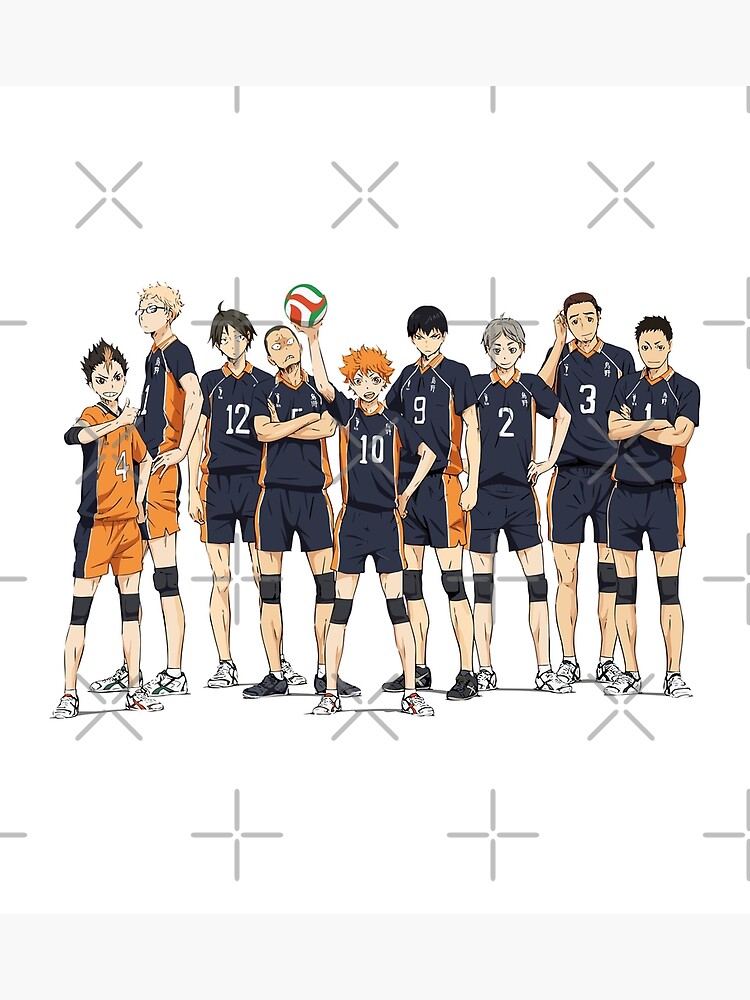 Haikyuu Poster Karasuno High School Volleyball Team Shoyo Anime