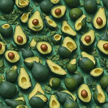 Artwork thumbnail, Avocados pattern by DJALCHEMY