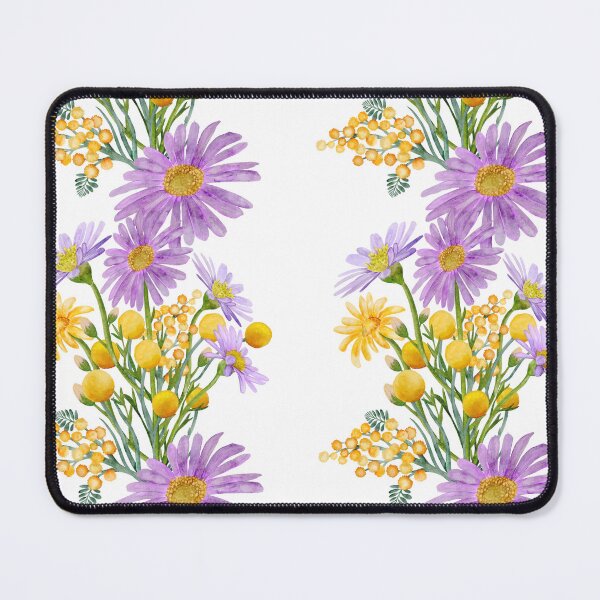 Item preview, Billy Buttons And Daisy Summer Cottage Blooms designed and sold by Sketchbook Designs.