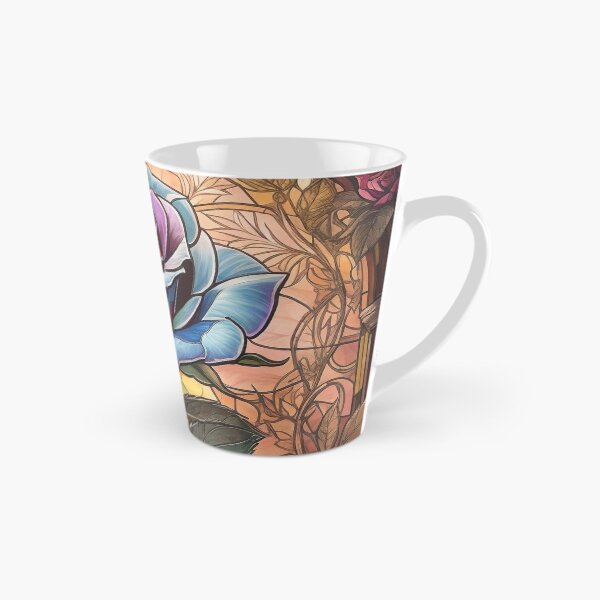 Item preview, Stained Glass Rose Art Enchanted Rose designed and sold by druidwolfart.