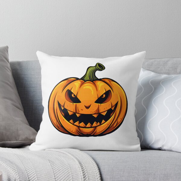 Item preview, Halloween Cartoon Style Pumpkin Monster Halloween Pumpkin Scary Pumpkin Sticker Art Prints and More designed and sold by Kevin Lou.