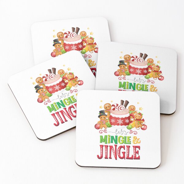 Item preview, Let’s Mingle & Jingle Gingerbread Friends designed and sold by Cauteteesnyc.