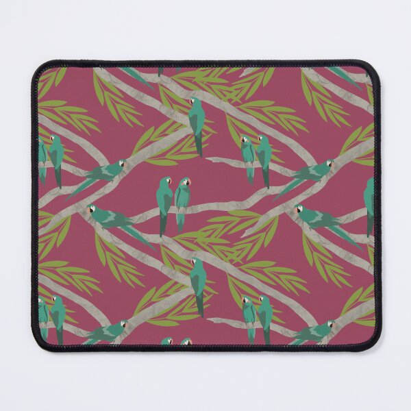 Item preview, Parrots on Palms - Mauve designed and sold by hawkandkey.