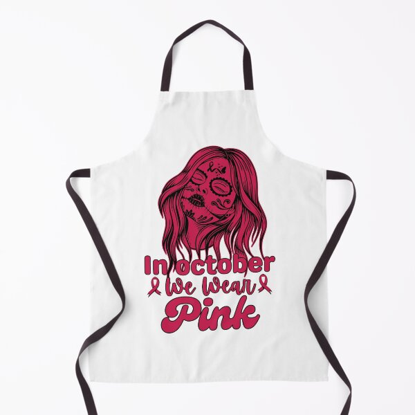 Item preview, In October We Wear Pink Sugar Skull Halloween Breast Cancer designed and sold by Thevulcano.