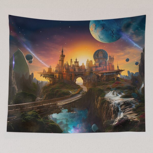Item preview, City of the Space Gods designed and sold by GammarayPrints.