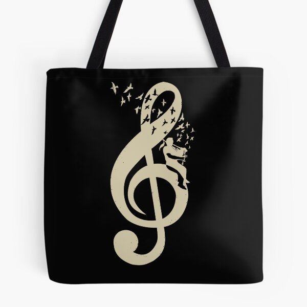 Item preview, Treble Clef -  Music Bagpipes - Vintage designed and sold by barmalisiRTB.