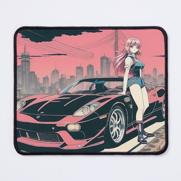 Item preview, Girl with car 90's vibe designed and sold by ownERROR429.