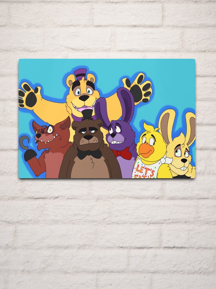 Nightmare Fredbear Metal Prints for Sale