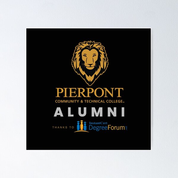 Item preview, Pierpont Community Technical College Degree Forum designed and sold by crayonviking.