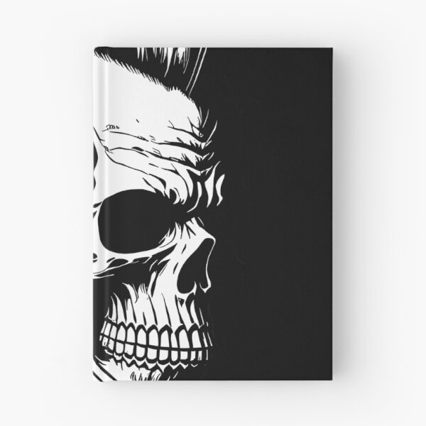 Item preview, Skull Mohawk Black and White designed and sold by deathanarchy.