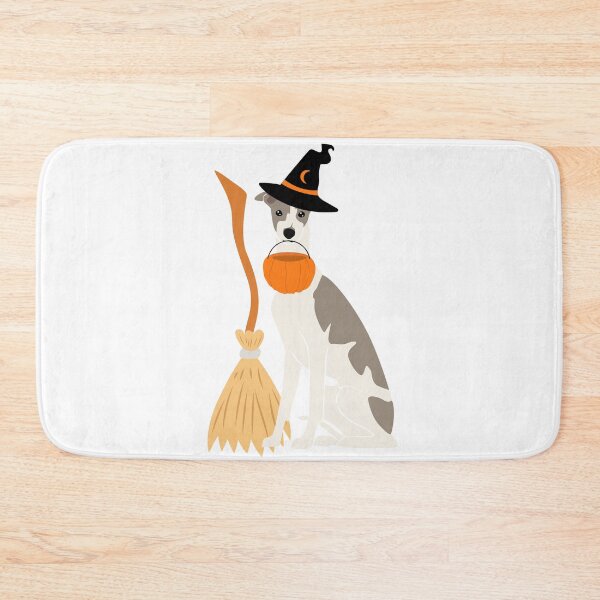 Item preview, Greyhound Halloween Witch designed and sold by OscarAndOphelia.