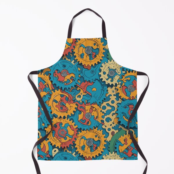 Item preview, Mechanical Elegance: Gears Pattern designed and sold by TheHandanShop.