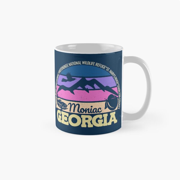 Item preview, Moniac Georgia Sunset Retro Vintage Local Pride Logo designed and sold by CRHPOD20.