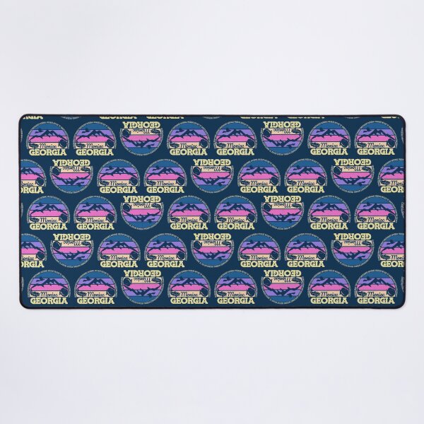 Item preview, Moniac Georgia Sunset Retro Vintage Local Pride Logo designed and sold by CRHPOD20.
