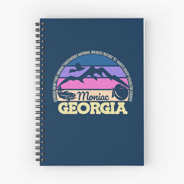Item preview, Moniac Georgia Sunset Retro Vintage Local Pride Logo designed and sold by CRHPOD20.
