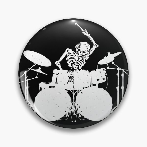 Item preview, Skeleton Playing Drums designed and sold by blueversion.