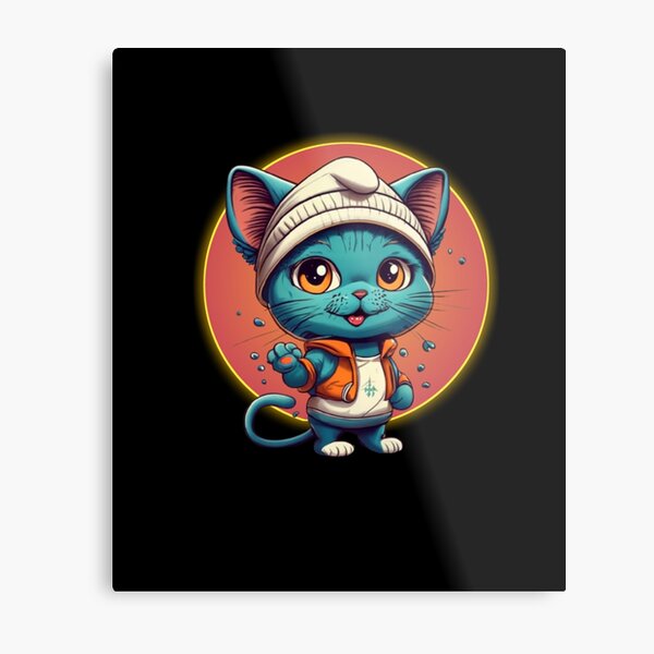 STL file SMURF CAT - SMURF MEME 🐱・Model to download and 3D print