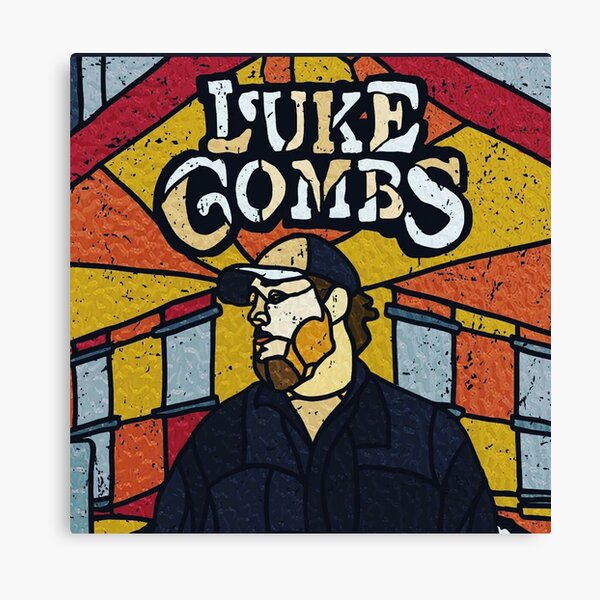 Luke Combs beautiful crazy lyrics song wrapped canvas