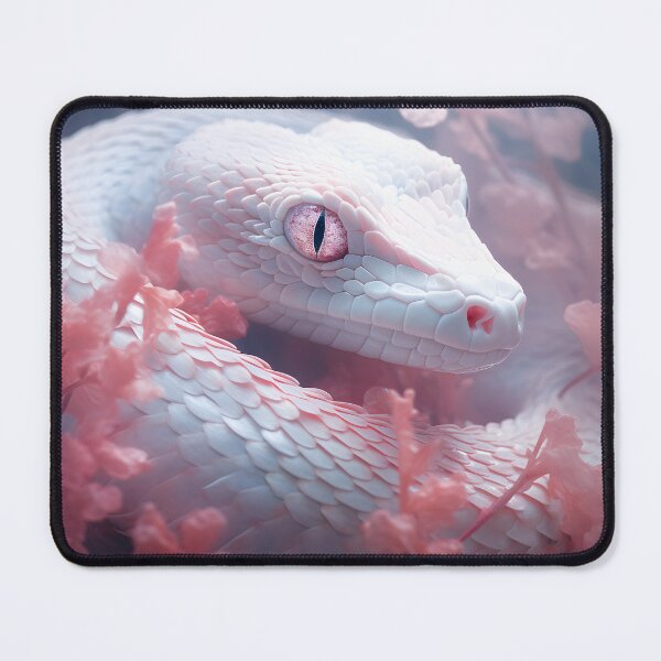 Item preview, White python pink flowers designed and sold by etherealalchemy.