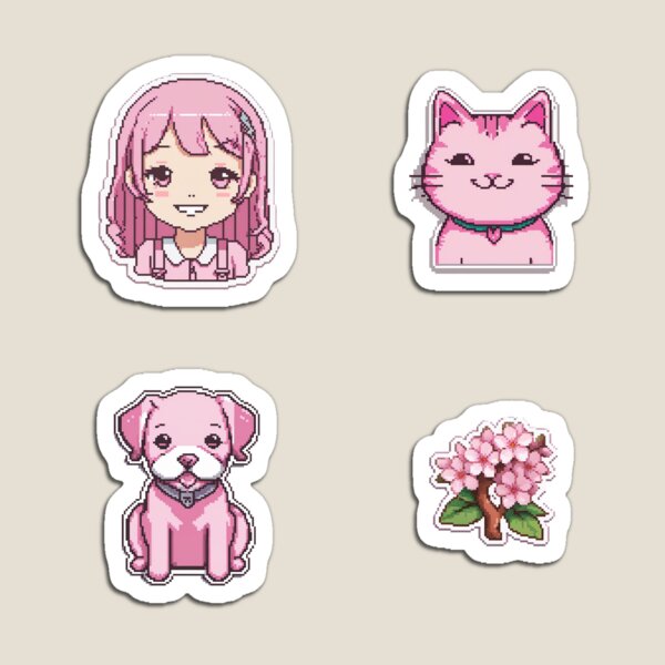 Item preview, Enigmatic-Pinkcore-Sticker-Pack designed and sold by cute-core.