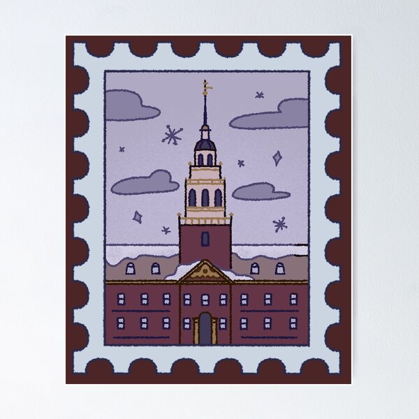 Item preview, La Casa Lowell de Harvard en invierno designed and sold by WrenInFlight.