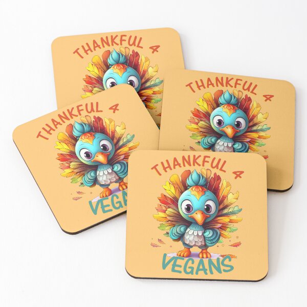 Item preview, Thankful for Vegans Friendsgiving Turkey Thanksgiving designed and sold by SplendidThings.