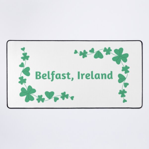 Item preview, Belfast Ireland and Shamrocks designed and sold by calibrit.