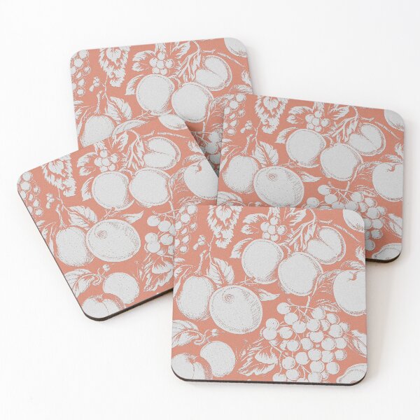 Item preview, fruits retro vintage fabric pattern graphic illustration design designed and sold by ironpalette.