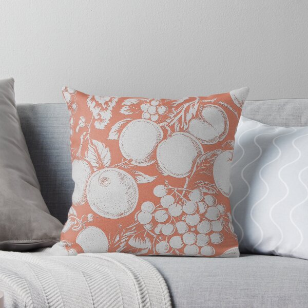 Item preview, fruits retro vintage fabric pattern graphic illustration design designed and sold by ironpalette.
