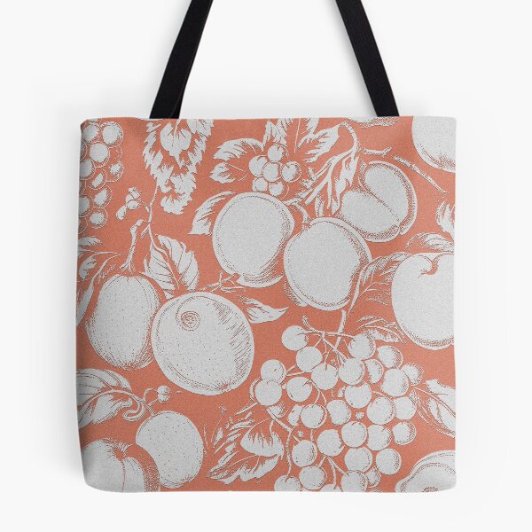 Item preview, fruits retro vintage fabric pattern graphic illustration design designed and sold by ironpalette.