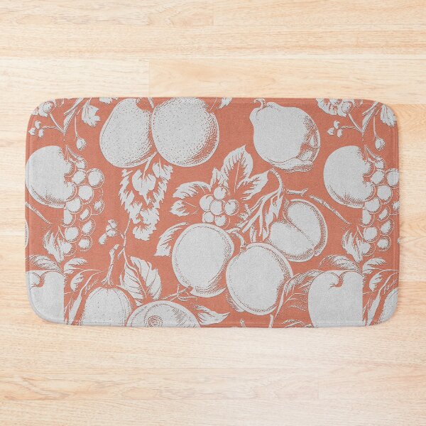Item preview, fruits retro vintage fabric pattern graphic illustration design designed and sold by ironpalette.