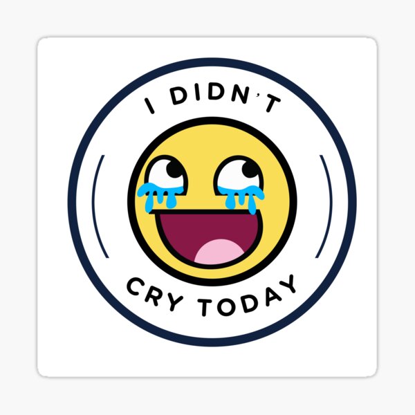 Everything Is Ok Gift For Him Her Sad Mood Ironic Gag Pun Crying Emoji  Happy Face Tote Bag by Funny Gift Ideas - Pixels