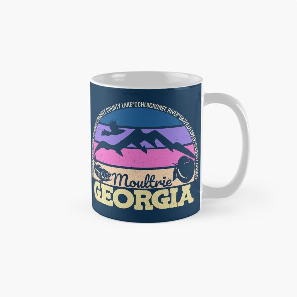 Item preview, Moultrie Georgia Sunset Retro Vintage Local Pride Logo designed and sold by CRHPOD20.