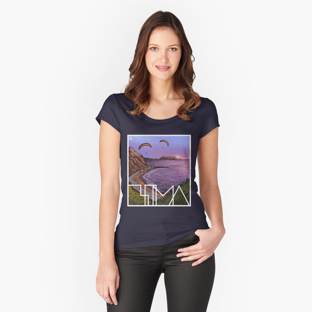 Item preview, Fitted Scoop T-Shirt designed and sold by matiasreba.