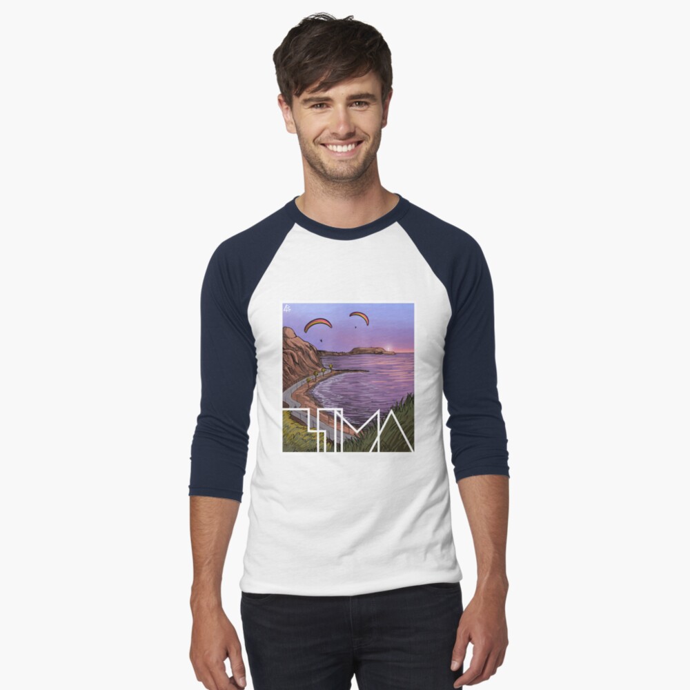 Item preview, Baseball ¾ Sleeve T-Shirt designed and sold by matiasreba.
