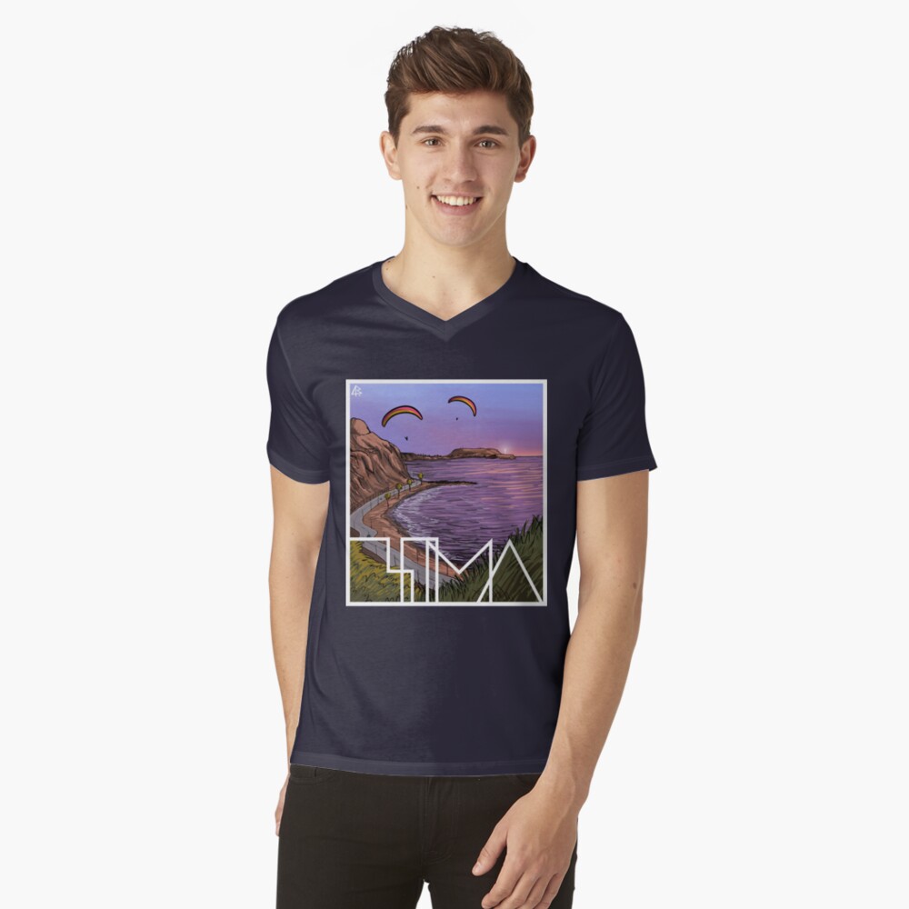 Item preview, V-Neck T-Shirt designed and sold by matiasreba.