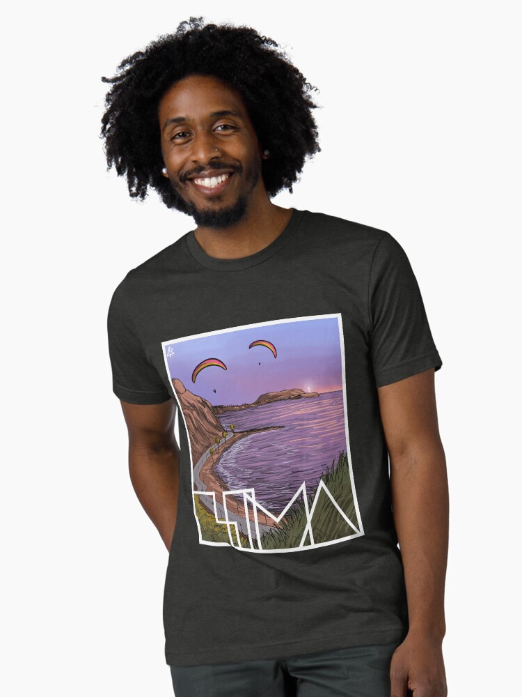 Thumbnail 1 of 7, Tri-blend T-Shirt, LIMA designed and sold by matiasreba.