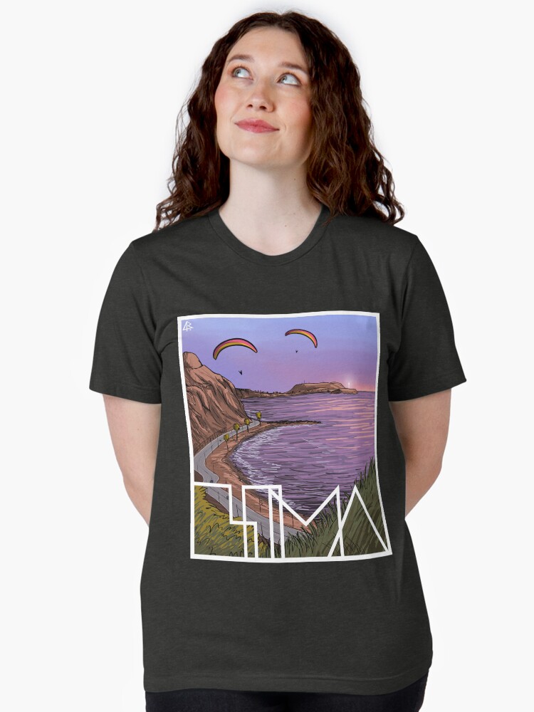 Thumbnail 2 of 7, Tri-blend T-Shirt, LIMA designed and sold by matiasreba.