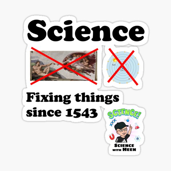 Item preview, Science - fixing things since 1543 designed and sold by ScienceWithHeen.