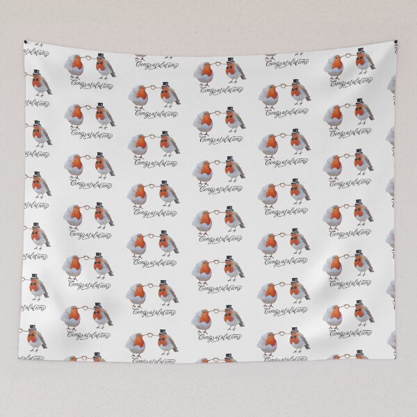 Item preview, Congratulations, European Robin Couple designed and sold by Tiffany Roy.