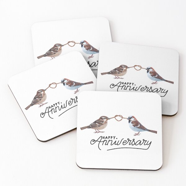 Item preview, Happy Anniversary, Bird Couple designed and sold by Roy & Tiffany.