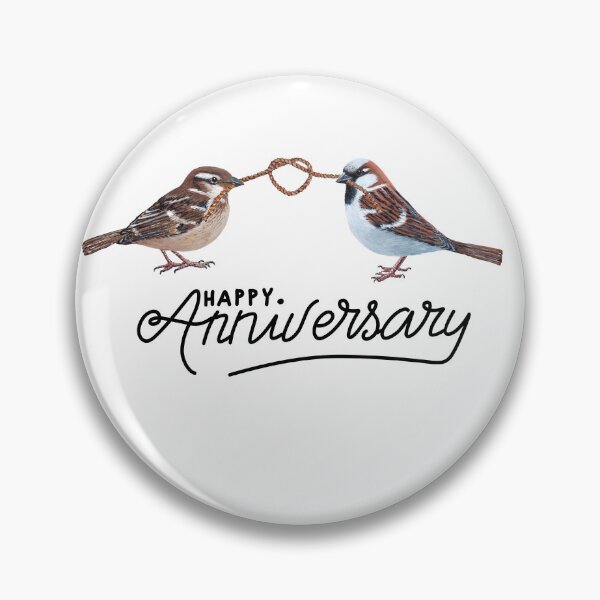 Item preview, Happy Anniversary, Bird Couple designed and sold by Roy & Tiffany.