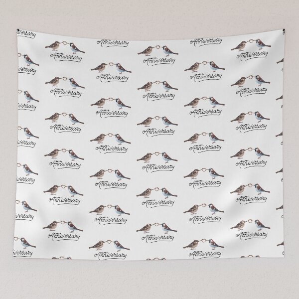 Item preview, Happy Anniversary, Bird Couple designed and sold by Tiffany Roy.