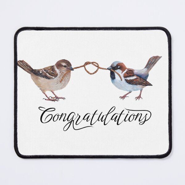 Item preview, Congratulations, Bird Couple designed and sold by Tiffany Roy.