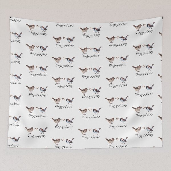 Item preview, Congratulations, Bird Couple designed and sold by Tiffany Roy.