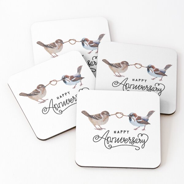 Item preview, Happy Anniversary, Bird Couple designed and sold by Roy & Tiffany.