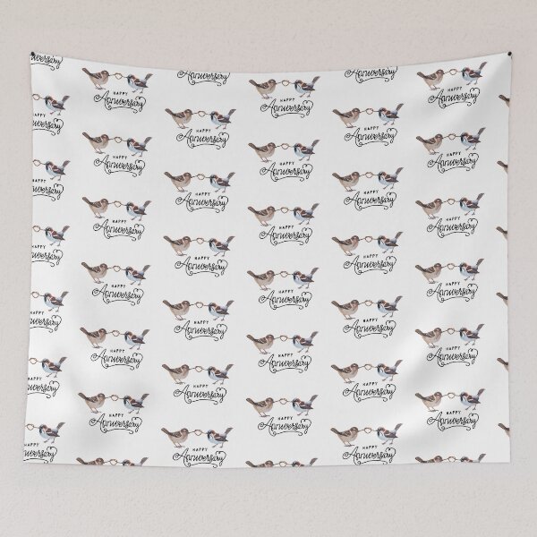 Item preview, Happy Anniversary, Bird Couple designed and sold by Tiffany Roy.