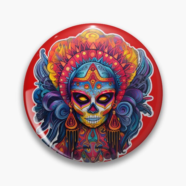 Item preview, Catrina: Halloween's Psychedelic Twist designed and sold by Mr.Psychedelia.