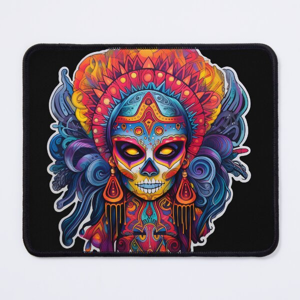 Item preview, Catrina: Halloween's Psychedelic Twist designed and sold by Mr.Psychedelia.